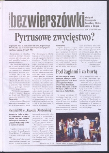 Bez Wierszówki, 2005, nr 7-9