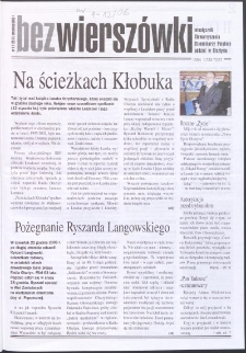 Bez Wierszówki, 2006, nr 1-2