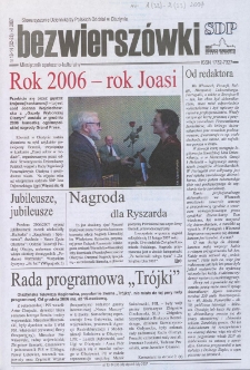 Bez Wierszówki, 2007, nr 13-14