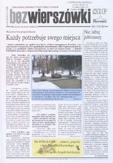 Bez Wierszówki, 2009, nr 3-4