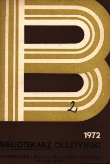 Bibliotekarz Olsztyński, 1972, nr 2