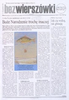 Bez Wierszówki, 2010, nr 10