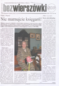 Bez Wierszówki, 2012, nr 5