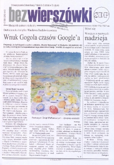 Bez Wierszówki, 2013, nr 3