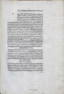 Commentarii in orationes Ciceronis etc. / Ed. Hieronymus Squarzaficus