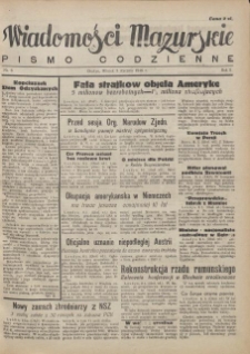 Wiadomości Mazurskie : pismo codzienne. 1946 (R. 2), nr 6