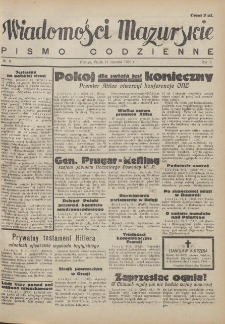 Wiadomości Mazurskie : pismo codzienne. 1946 (R. 2), nr 9