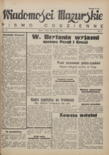 Wiadomości Mazurskie : pismo codzienne. 1946 (R. 2), nr 22