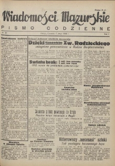 Wiadomości Mazurskie : pismo codzienne. 1946 (R. 2), nr 31