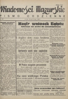 Wiadomości Mazurskie : pismo codzienne. 1946 (R. 2), nr 36