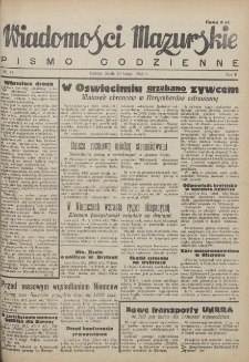 Wiadomości Mazurskie : pismo codzienne. 1946 (R. 2), nr 42