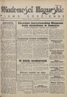 Wiadomości Mazurskie : pismo codzienne. 1946 (R. 2), nr 43
