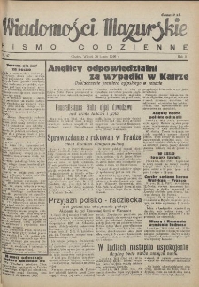 Wiadomości Mazurskie : pismo codzienne. 1946 (R. 2), nr 47