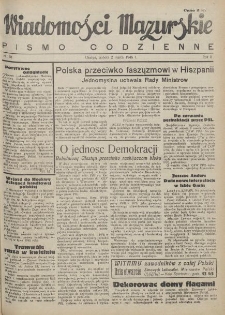 Wiadomości Mazurskie : pismo codzienne. 1946 (R. 2), nr 51