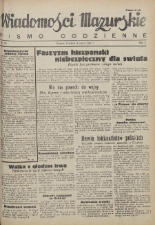 Wiadomości Mazurskie : pismo codzienne. 1946 (R. 2), nr 52