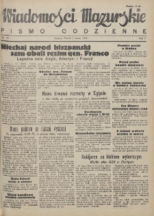 Wiadomości Mazurskie : pismo codzienne. 1946 (R. 2), nr 54
