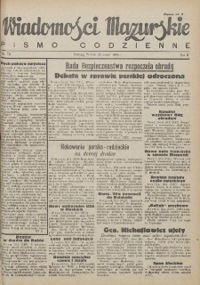 Wiadomości Mazurskie : pismo codzienne. 1946 (R. 2), nr 72
