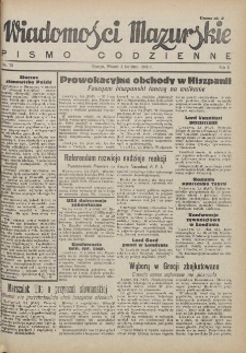 Wiadomości Mazurskie : pismo codzienne. 1946 (R. 2), nr 78