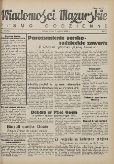 Wiadomości Mazurskie : pismo codzienne. 1946 (R. 2), nr 82 (93)