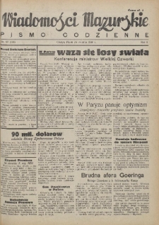 Wiadomości Mazurskie : pismo codzienne. 1946 (R. 2), nr 97 (108)