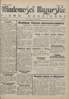 Wiadomości Mazurskie : pismo codzienne. 1946 (R. 2), nr 104 (115)