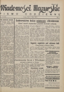 Wiadomości Mazurskie : pismo codzienne. 1946 (R. 2), nr 112 (123)