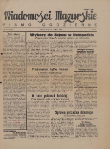 Wiadomości Mazurskie : pismo codzienne. 1946 (R. 2), nr 153 (164)