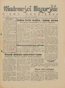 Wiadomości Mazurskie : pismo codzienne. 1946 (R. 2), nr 175 (186)