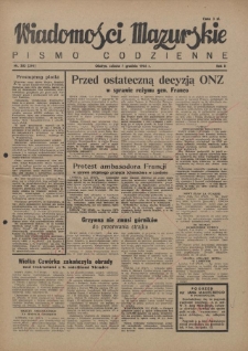 Wiadomości Mazurskie : pismo codzienne. 1946 (R. 2), nr 283 (284)