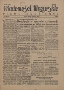 Wiadomości Mazurskie : pismo codzienne. 1946 (R. 2), nr 290 (301)