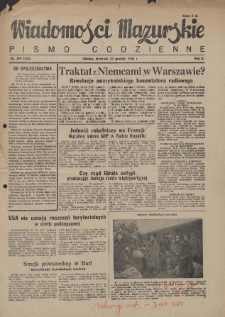 Wiadomości Mazurskie : pismo codzienne. 1946 (R. 2), nr 299 (310)