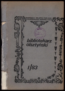 Bibliotekarz Olsztyński, 1983, nr 1