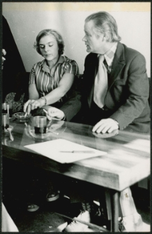 [Dyrektorzy bibliotek] Wacław Gołowicz i Gabriela Piwowarska