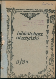 Bibliotekarz Olsztyński, 1984, nr 2