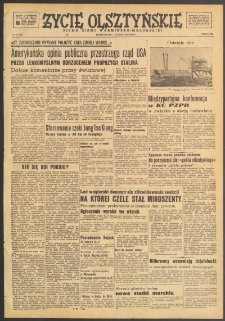 Życie Olsztyńskie : pismo ziemi warmińsko-mazurskiej, 1949, nr 37