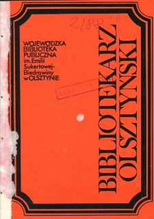 Bibliotekarz Olsztyński, 1988, nr 2