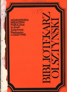 Bibliotekarz Olsztyński, 1988, nr 4