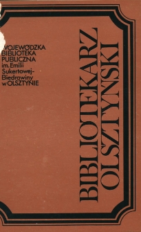 Bibliotekarz Olsztyński, 1989, nr 3