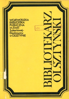 Bibliotekarz Olsztyński, 1991, nr 3-4