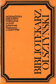 Bibliotekarz Olsztyński, 1992, nr 1-2