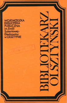Bibliotekarz Olsztyński, 1992, nr 3-4