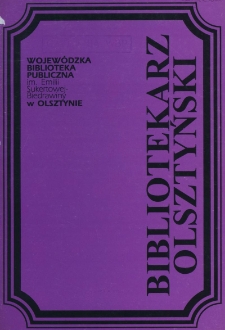 Bibliotekarz Olsztyński, 1994, nr 3-4