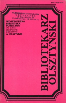Bibliotekarz Olsztyński, 1996, nr 1-2