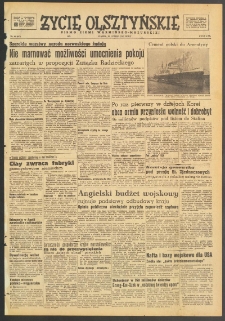 Życie Olsztyńskie : pismo ziemi warmińsko-mazurskiej, 1949, nr 48