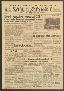 Życie Olsztyńskie : pismo ziemi warmińsko-mazurskiej, 1949, nr 71