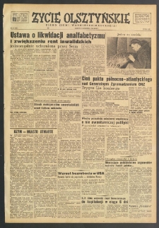 Życie Olsztyńskie : pismo ziemi warmińsko-mazurskiej, 1949, nr 98