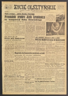 Życie Olsztyńskie : pismo ziemi warmińsko-mazurskiej, 1949, nr 101