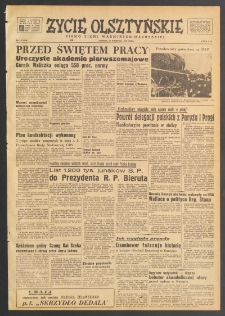 Życie Olsztyńskie : pismo ziemi warmińsko-mazurskiej, 1949, nr 117