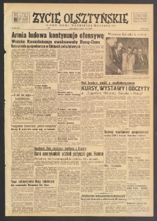 Życie Olsztyńskie : pismo ziemi warmińsko-mazurskiej, 1949, nr 122