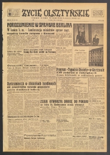 Życie Olsztyńskie : pismo ziemi warmińsko-mazurskiej, 1949, nr 123
